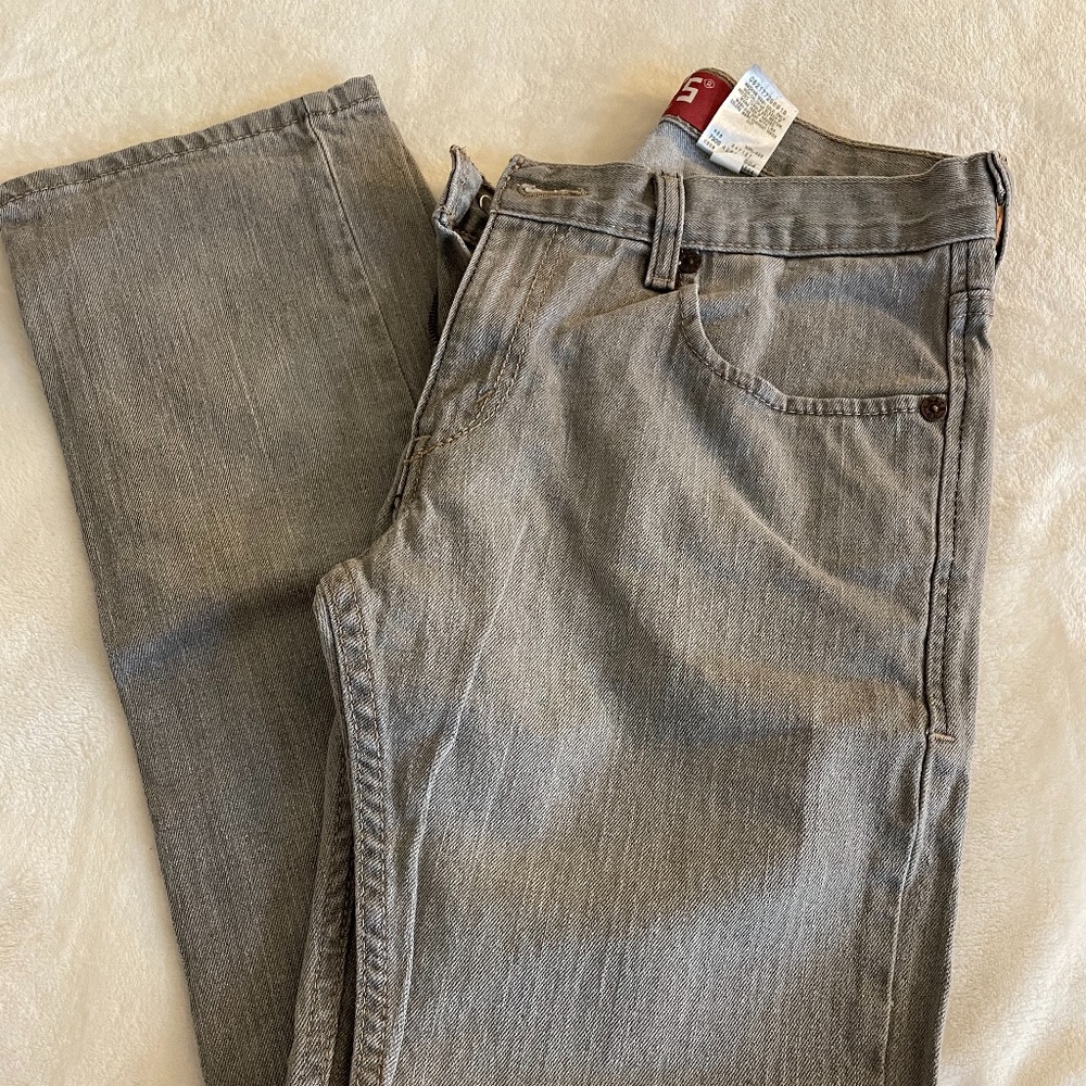 Levi's 511 men/boys gray skinny jean size 18 29X29